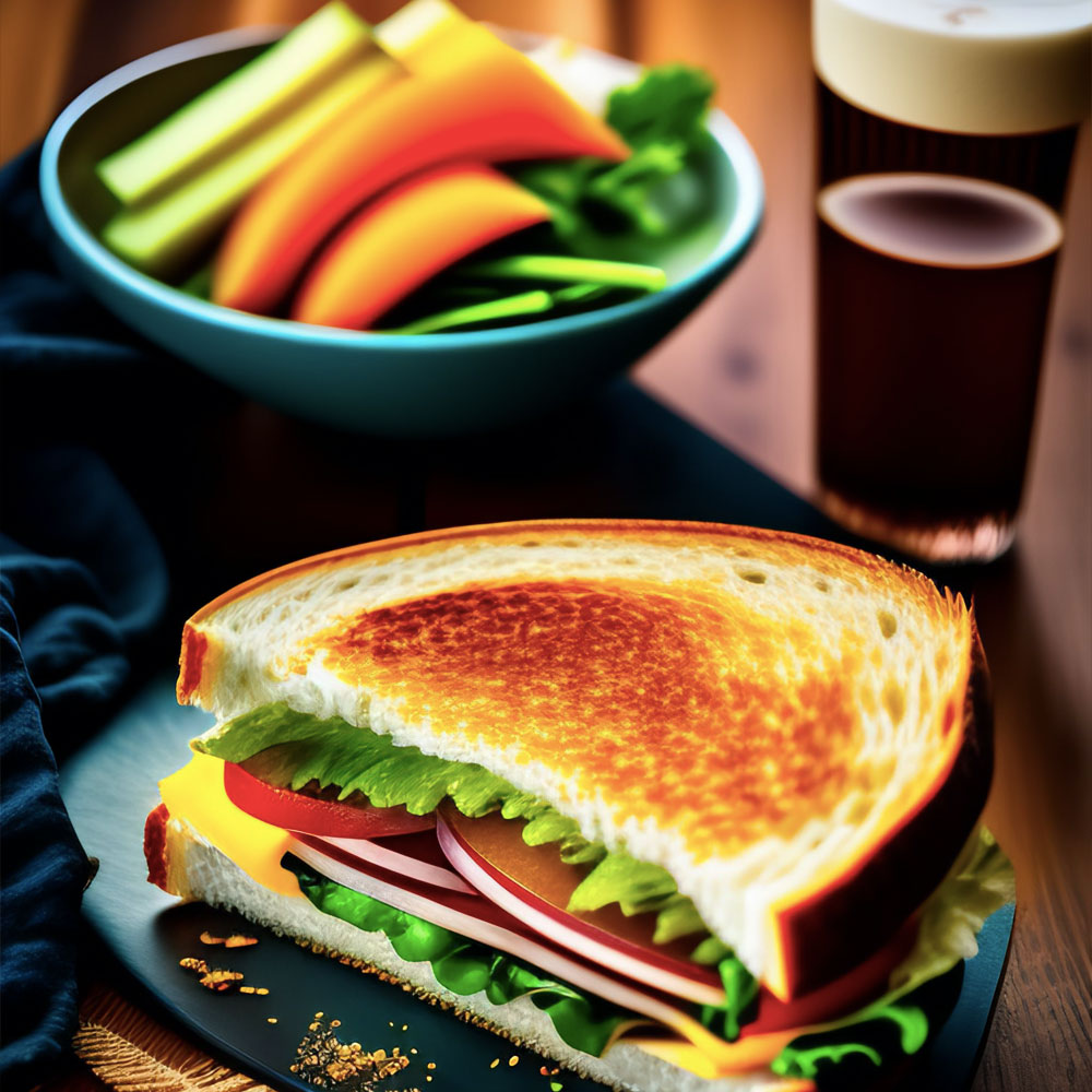 sandwich photography