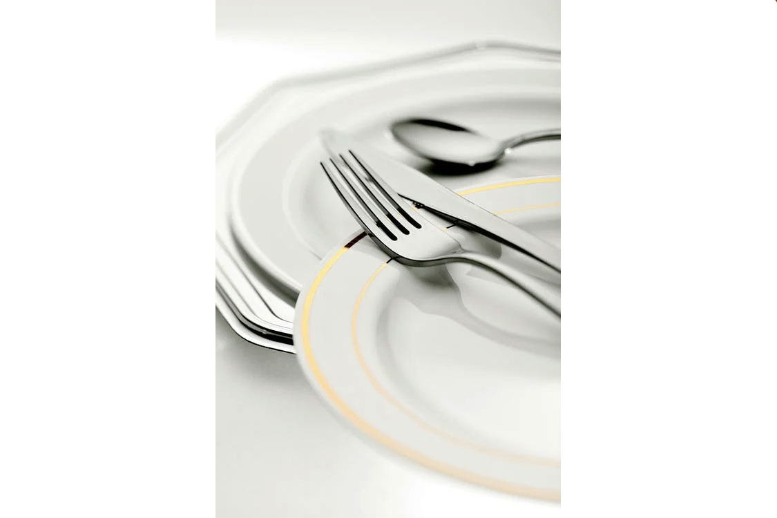 forks and knives on a plate