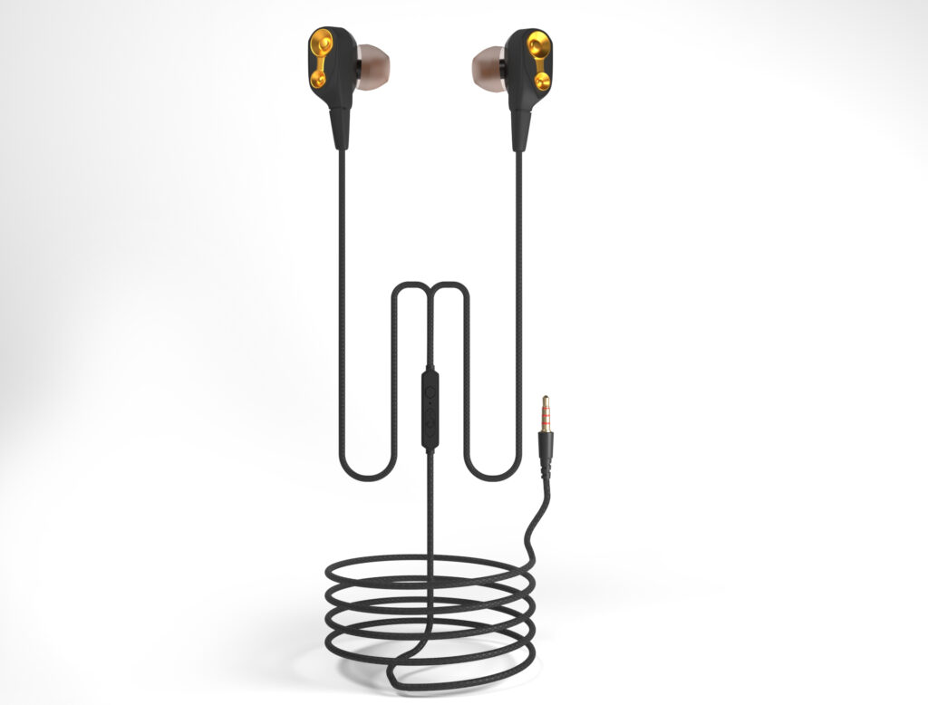 Earphone-3d-product-visualization