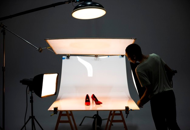 Light up your products-Shoe-photography-studio
